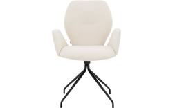 Goossens eetkamerstoel hera wit stof - 8221075-01 3